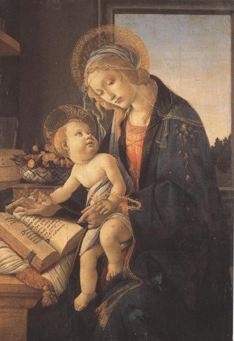 Sandro Botticelli Madonna and child or Madonna of the Bood (mk36)